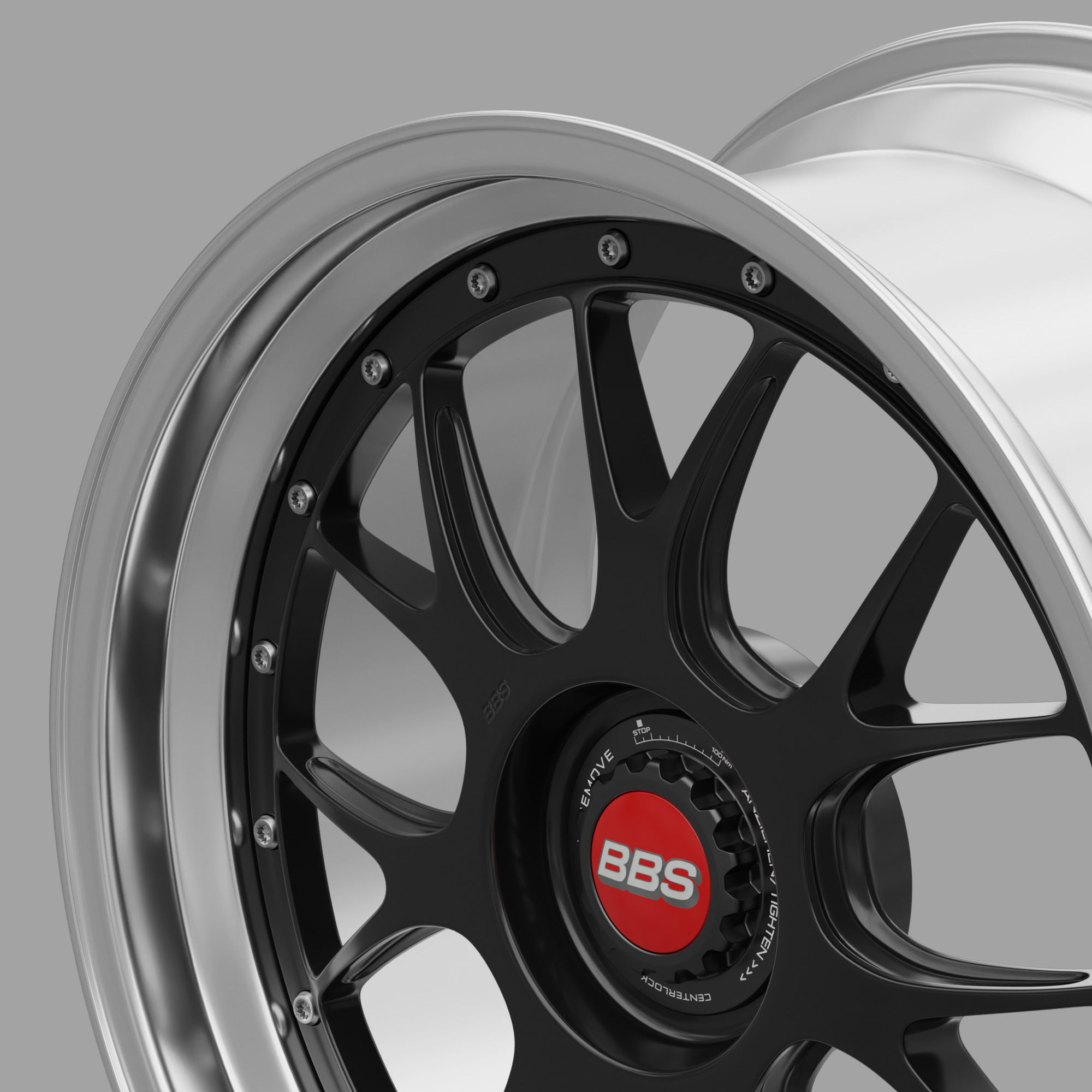 BBS LM-R Centerlock Wheel 3D Model 3D model_14