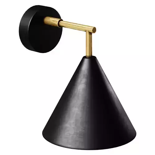 Adjustable Wall Lamp made of Metal Hiba Size Black LaRedoute