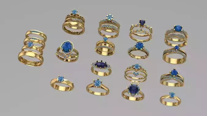 Solitaires ring collection and their rings