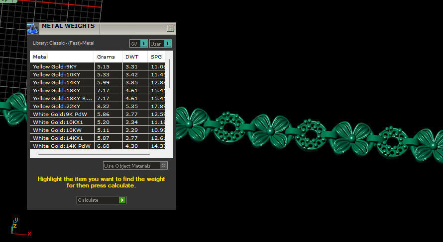 ladies 3d chain or necklace or bracelet 3d model 3D print model_4