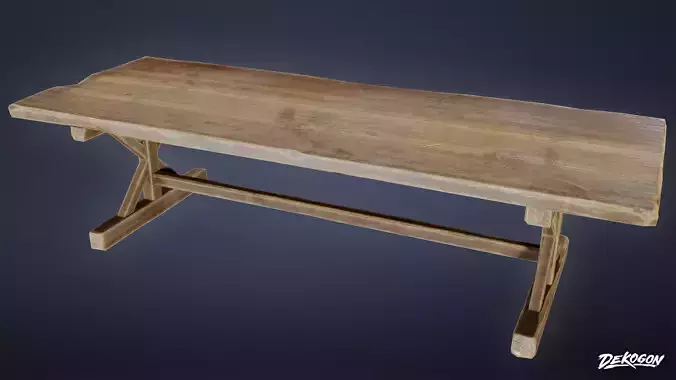 MEDIEVAL - Table 01 - LOW POLY