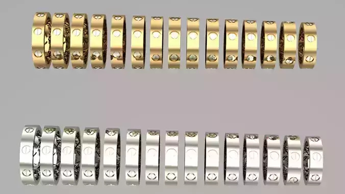 50 to 64 semicartier ring 