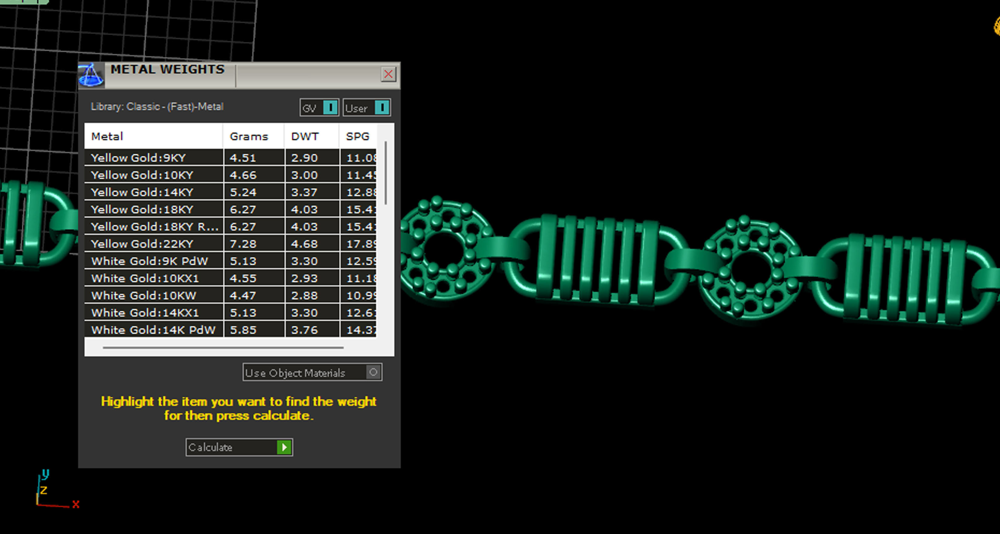 ladies 3d chain or necklace or bracelet 3d model 3D print model_3