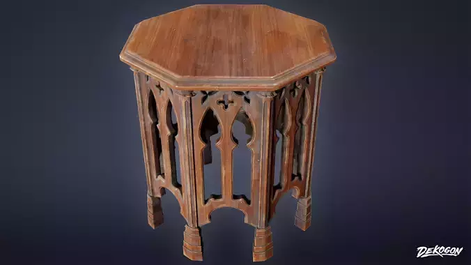 MEDIEVAL - Table 06 - LOW POLY