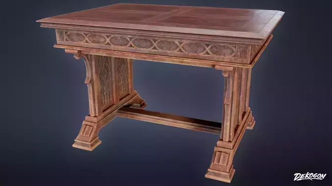 MEDIEVAL - Table 12 - LOW POLY