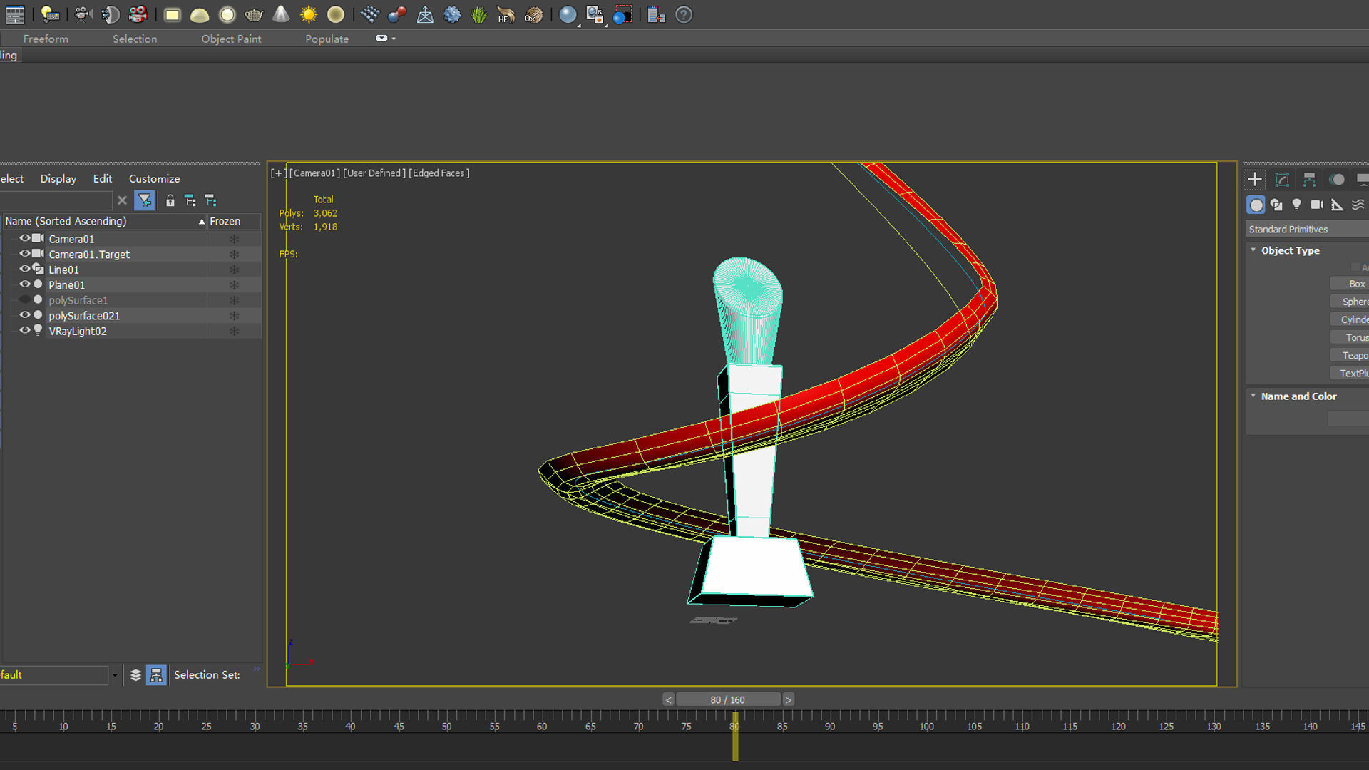 victory trophy bronze honor cup gold silver brass champion  3D model_4