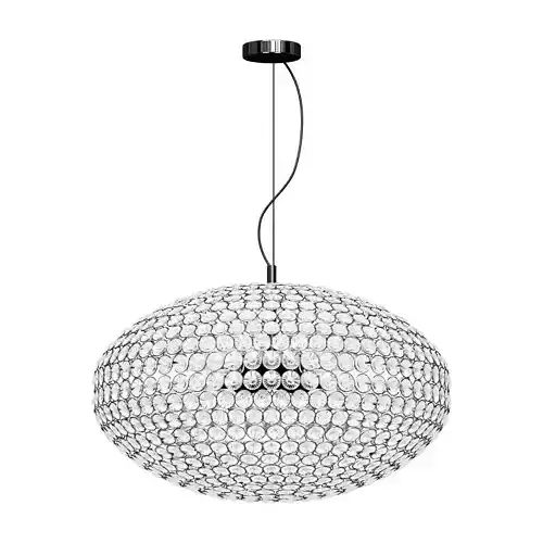 Crystal Oval chandelier made of crystal