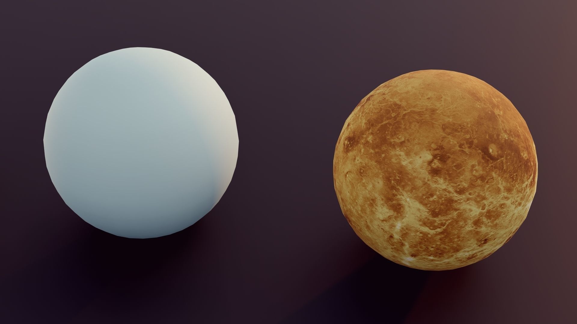 Low Poly Planets Low-poly 3D model_7