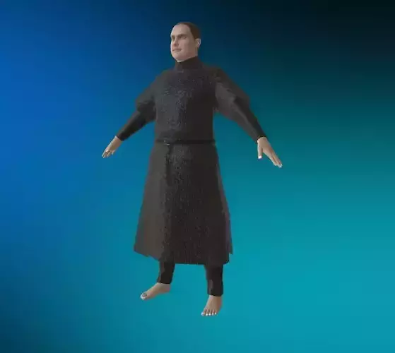 High Poly Human Father  Character