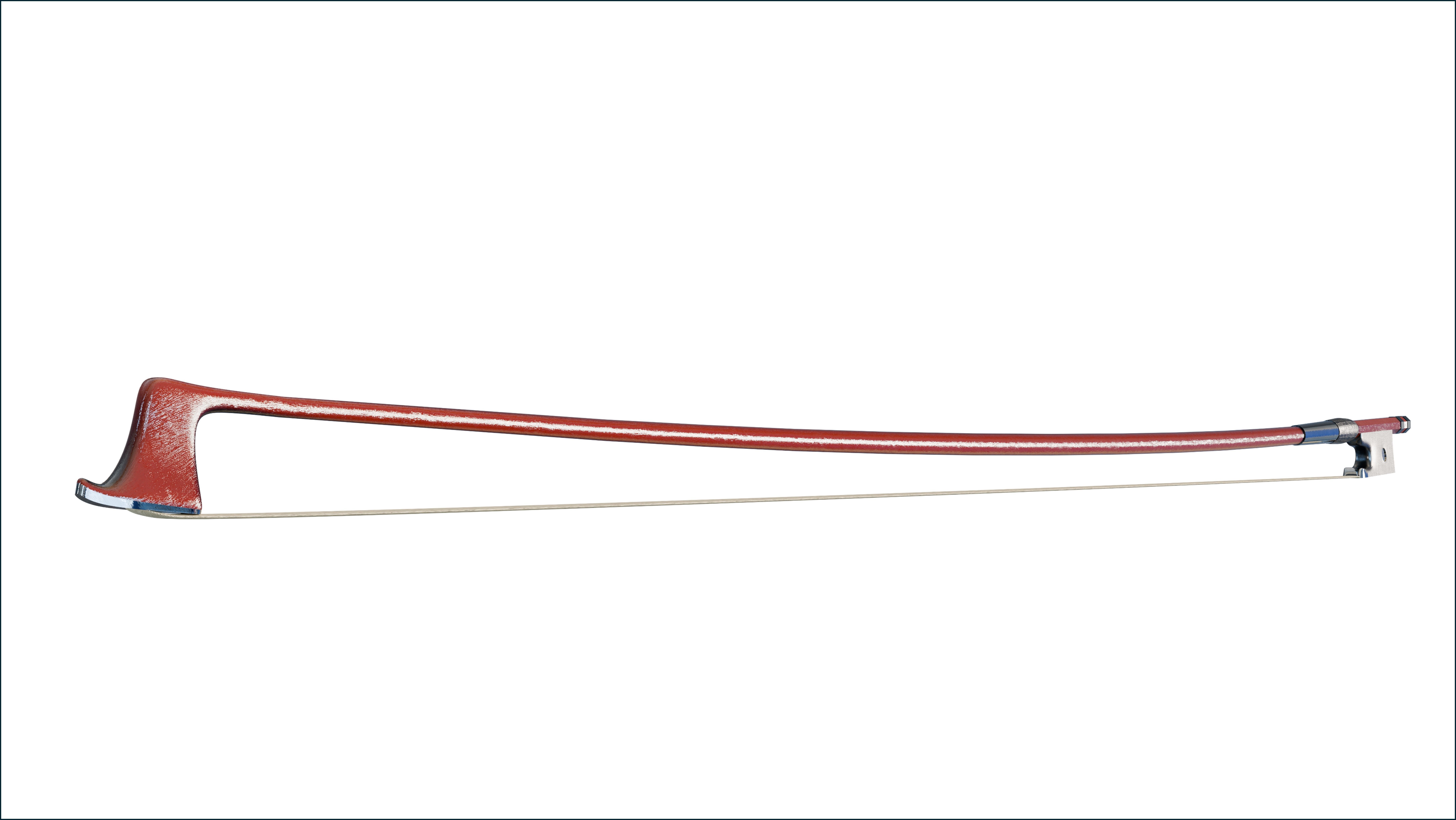 Violin and Bow Full size 3D model_7