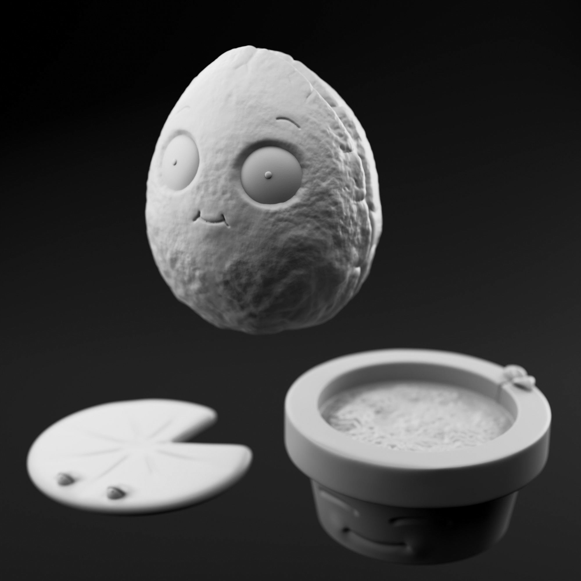 Sunflower Plants vs Zombies 3D print model_3