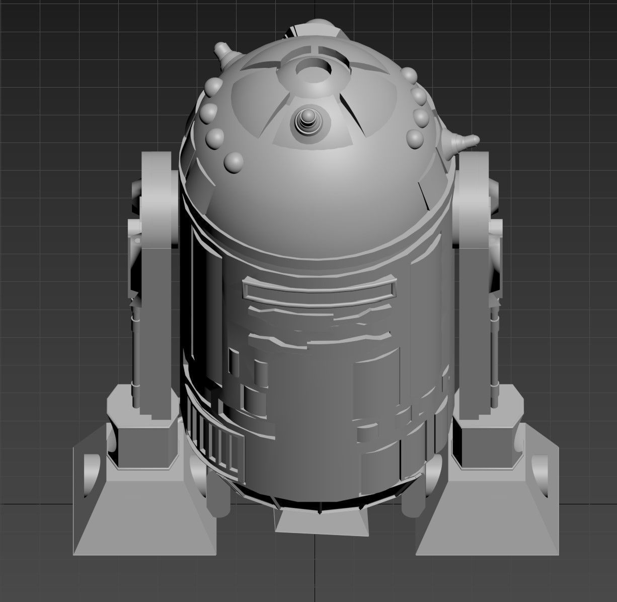 R2D2 Adaptacion  Free 3D model_4