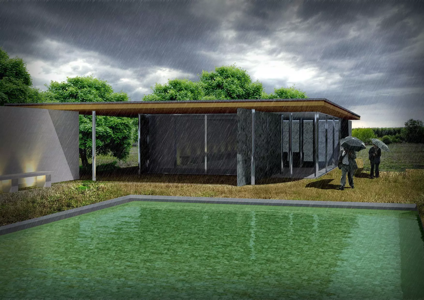 Barcelona Pavilion 3D model Free 3D model