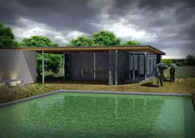 Barcelona Pavilion 3D model Free 3D model