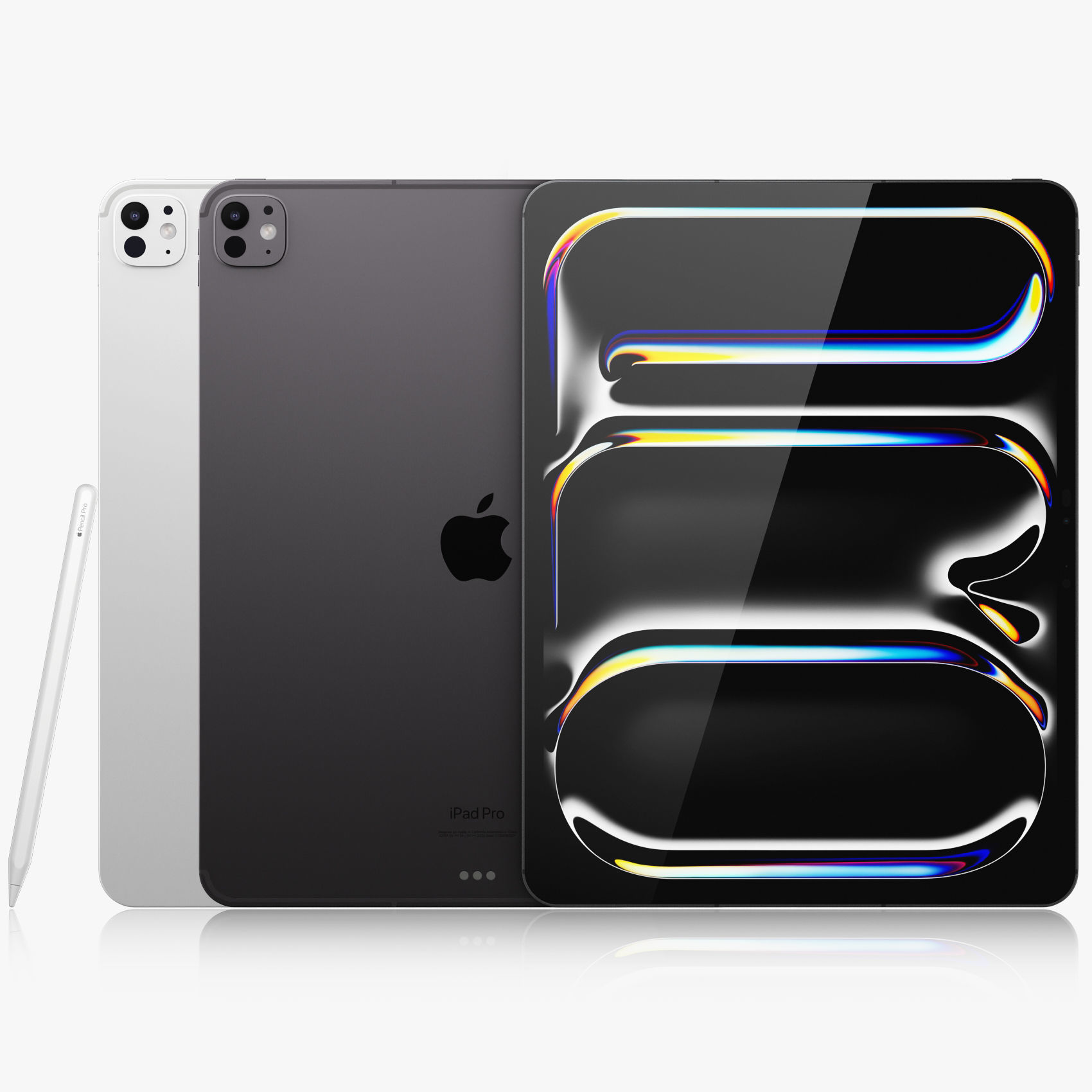 Apple iPad Pro M4 13-inch All Colors 3D model | CGTrader