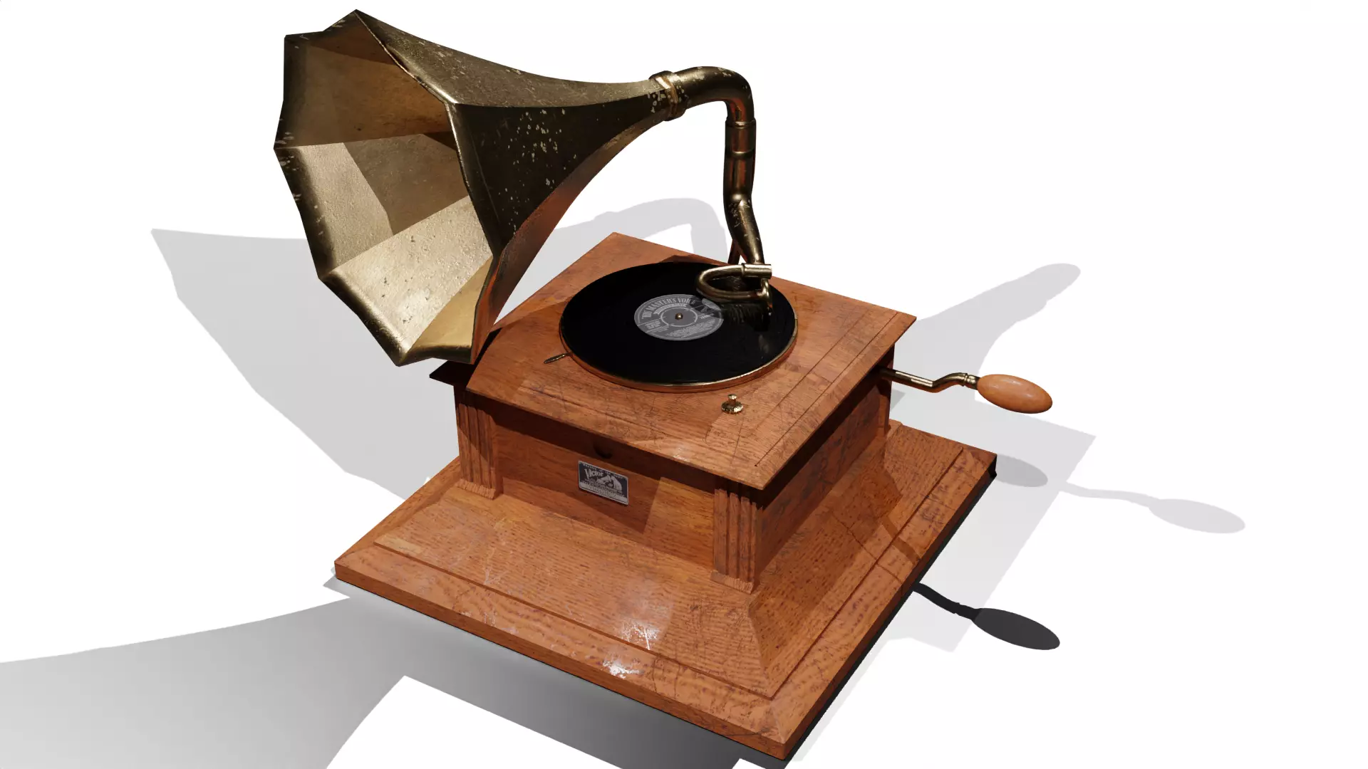 Victrola 3D model_0