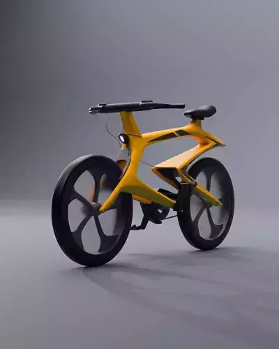 Sci-Fi Futuristic Bicycle