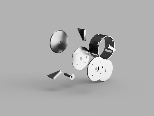 CNC Lathe Backstop 3D print model_2