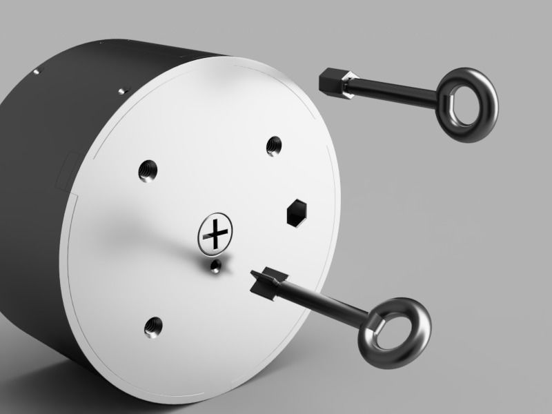 CNC Lathe Backstop 3D print model_3