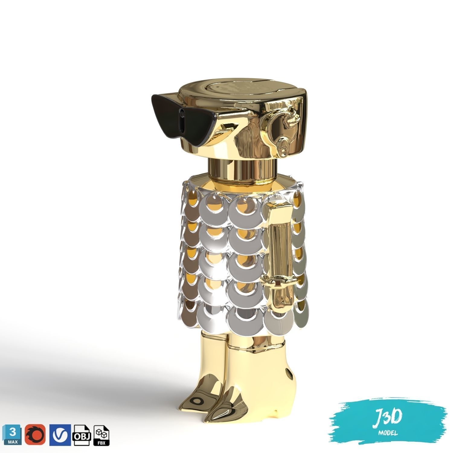 PACO RABANNE FAME 3D model_1