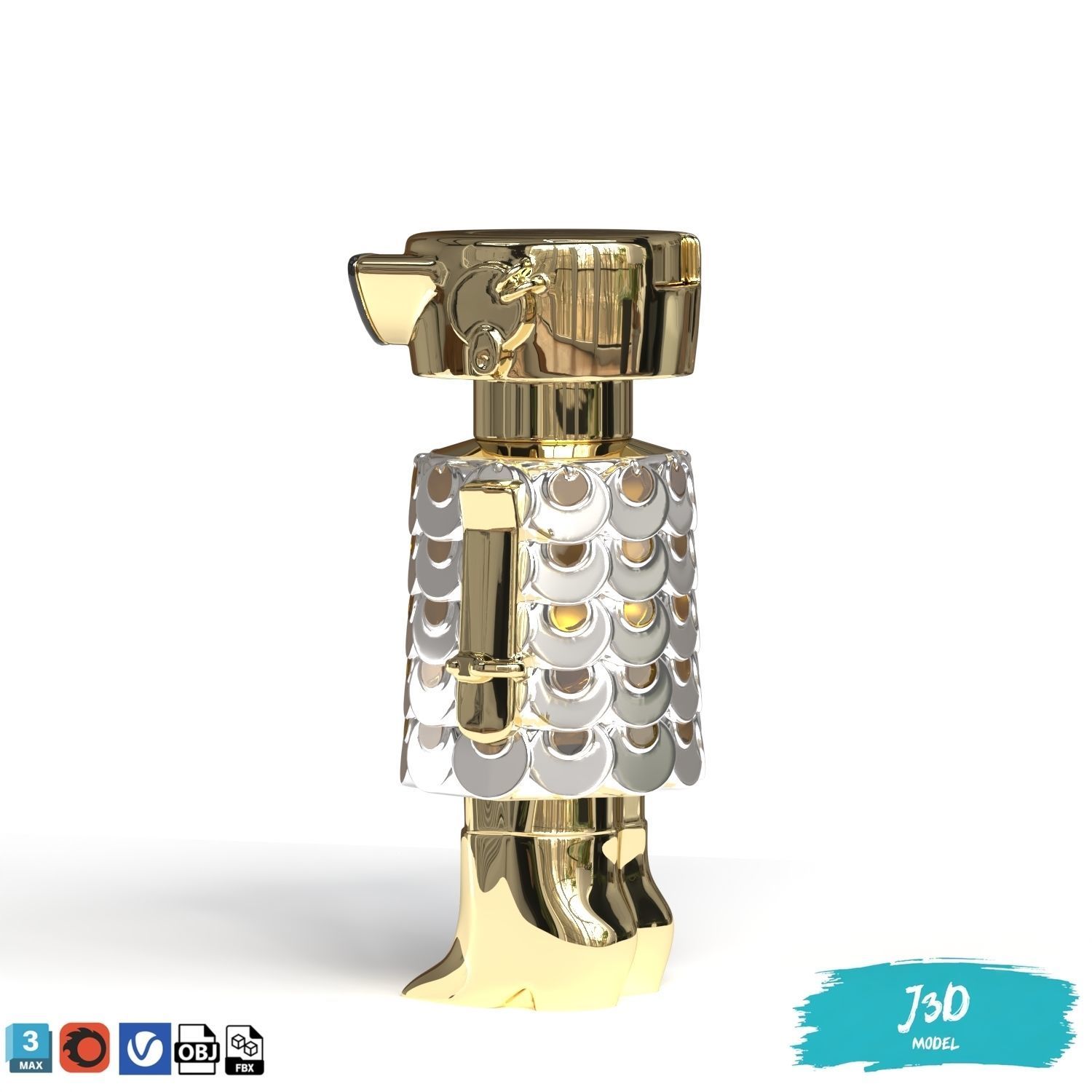 PACO RABANNE FAME 3D model_2