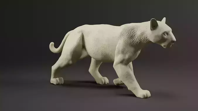 Walking Panther sculpture