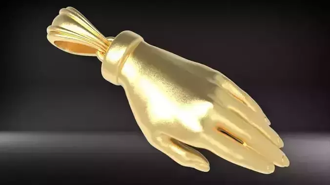 Elegance Lady Hand Charms Bracelet Antique Jewelry