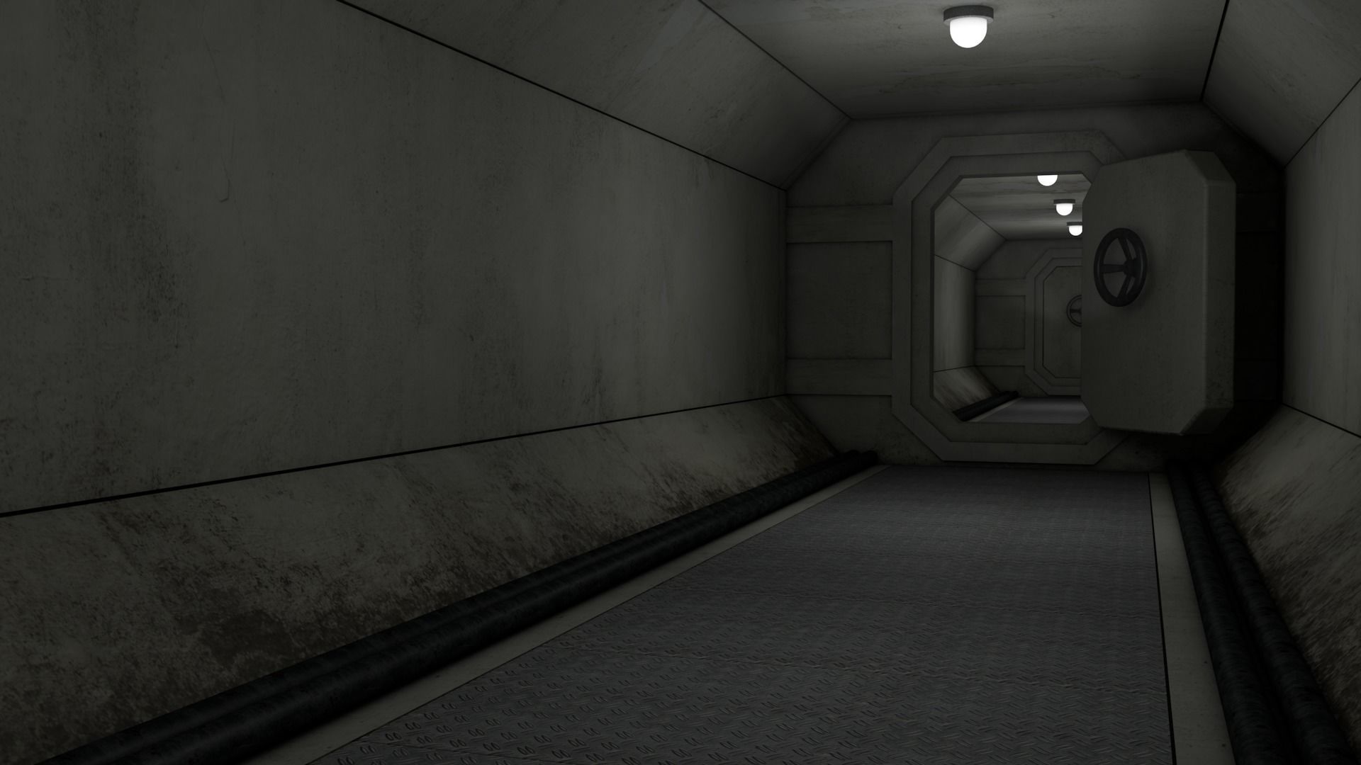 Tunnel 3D model_1