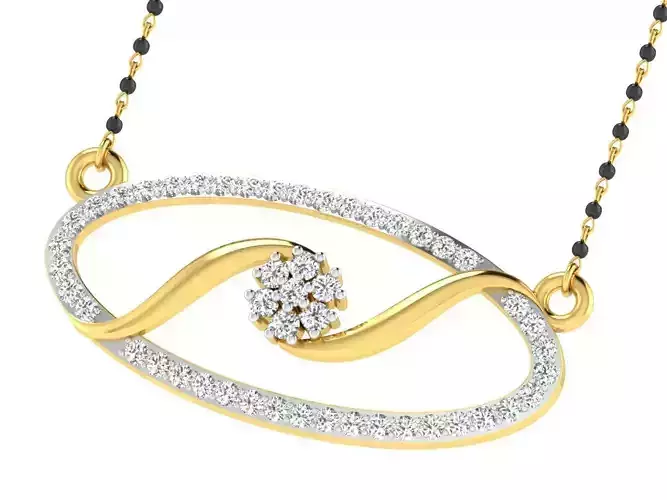 Diamond locket set for Women