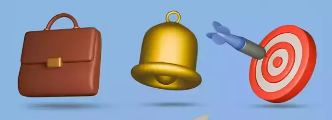3D Icons  3D model