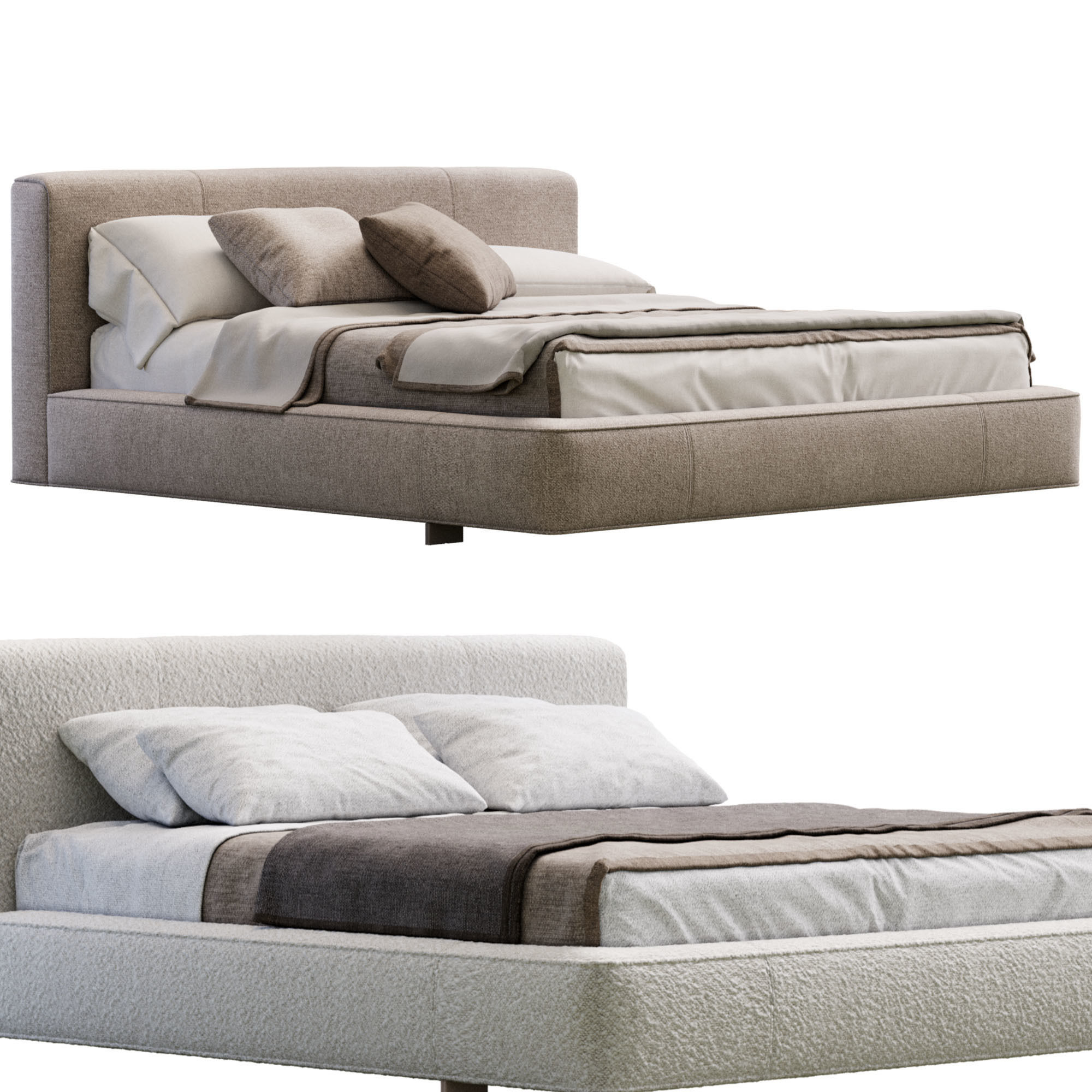 Yves Bed  3D model_2