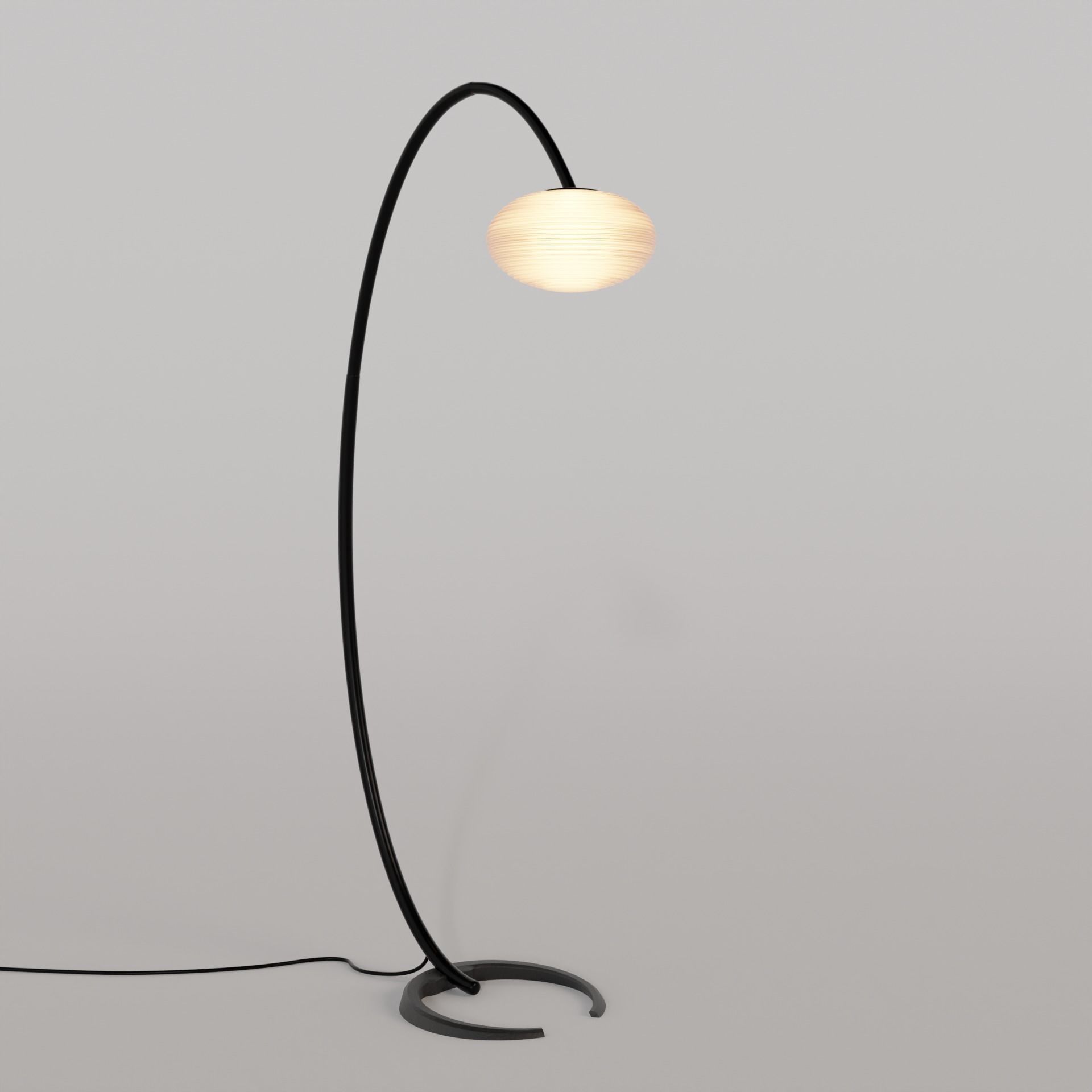 Floor Lamp Vol 001 Crescent 3D model_1