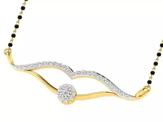 Diamond locket set for Women