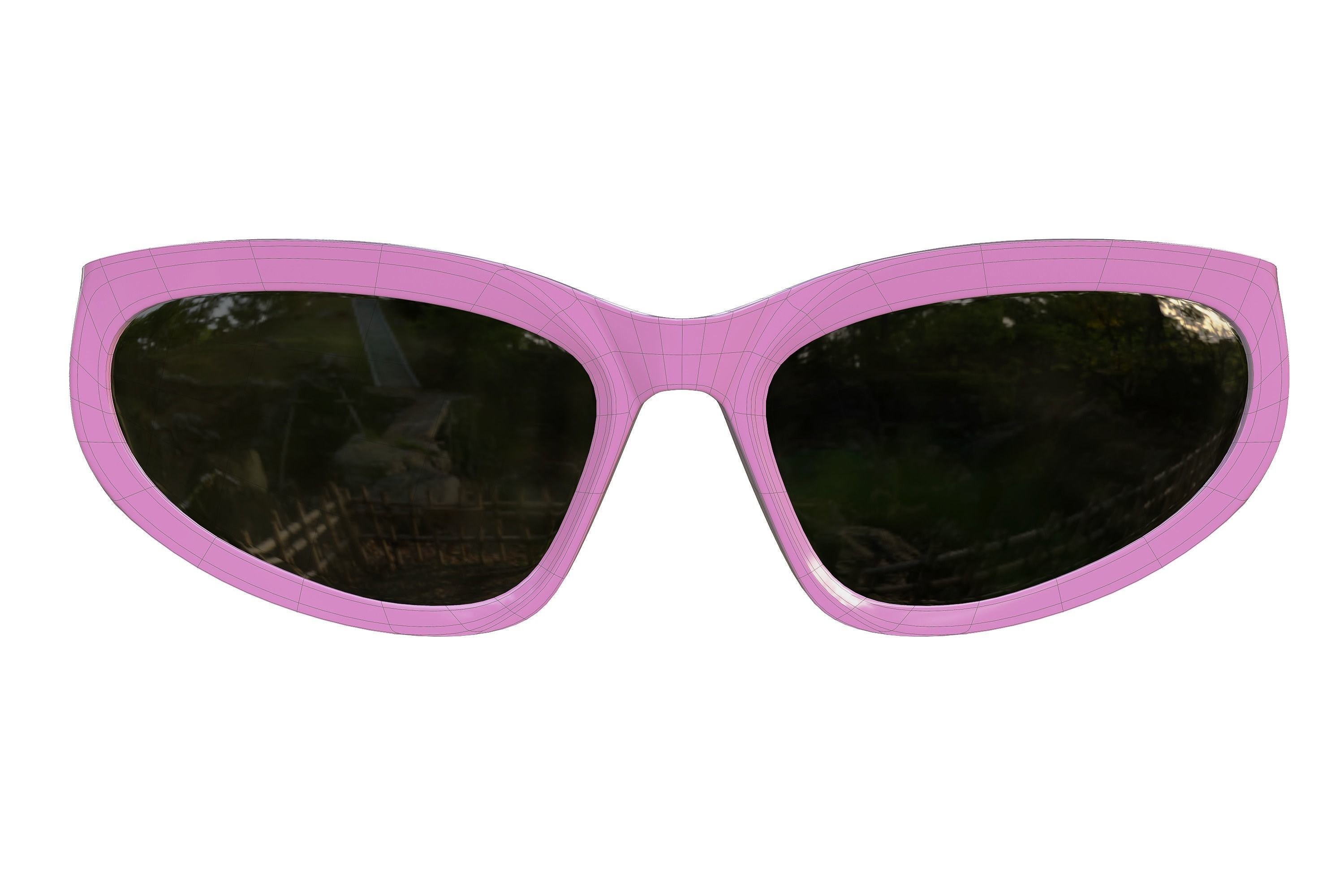 Wrap Sunglasses 3D model_13