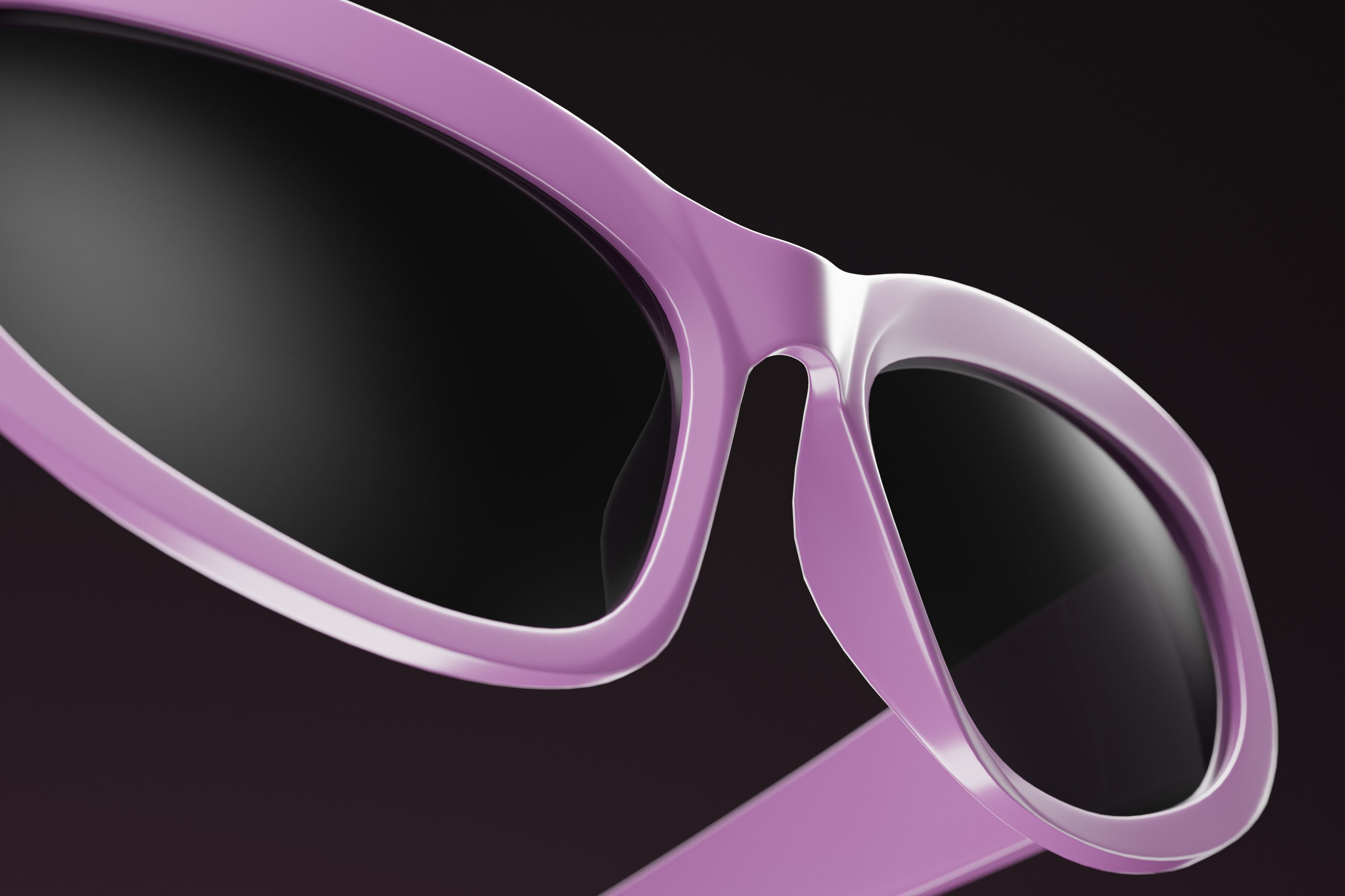 Wrap Sunglasses 3D model_4