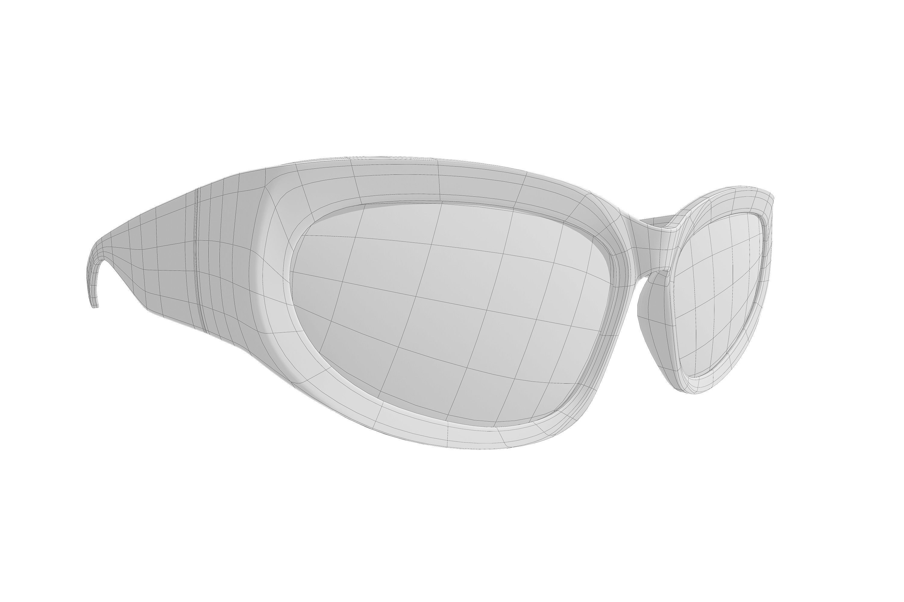 Wrap Sunglasses 3D model_6