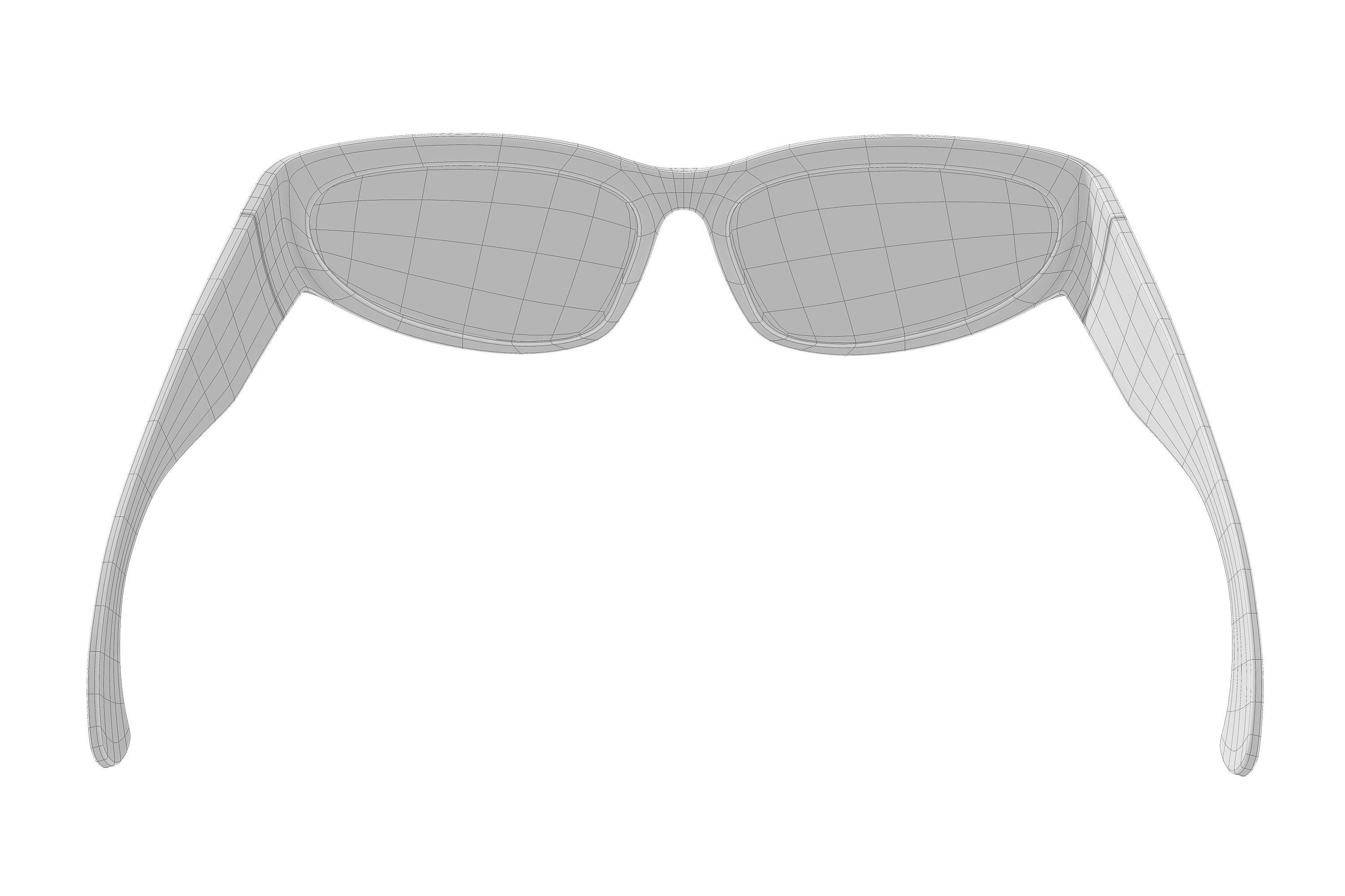Wrap Sunglasses 3D model_9