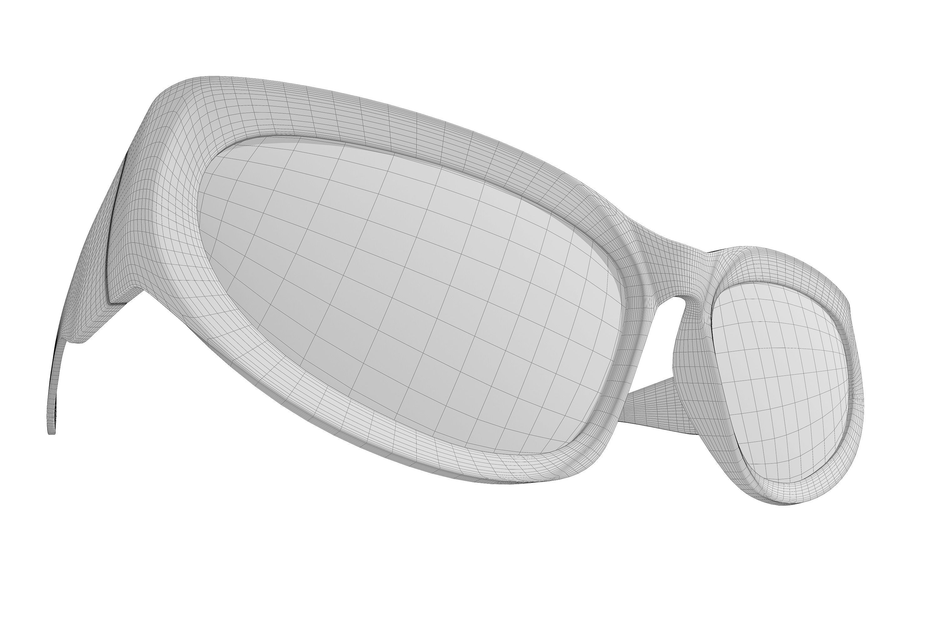 Wrap Sunglasses 3D model_12
