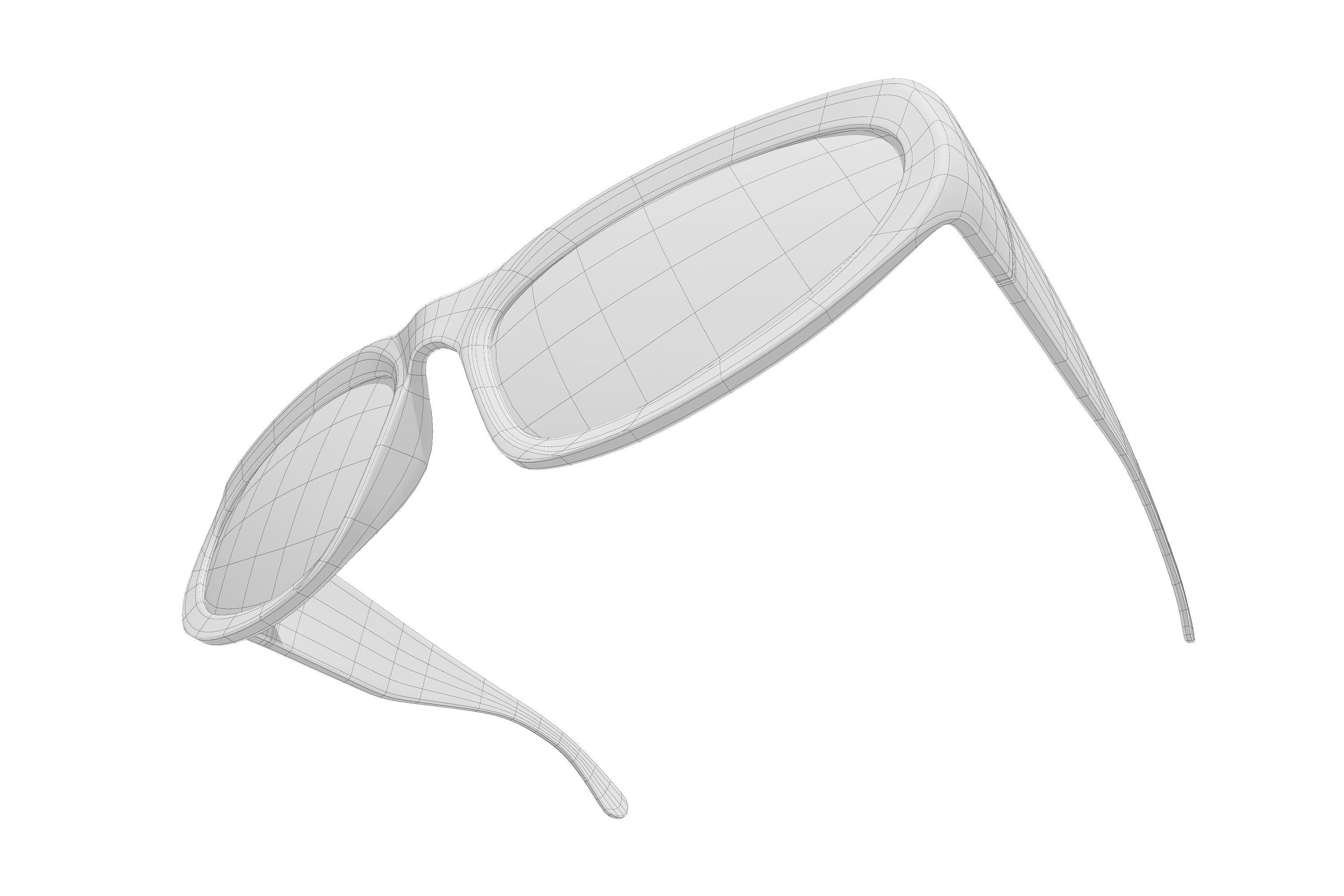 Wrap Sunglasses 3D model_11
