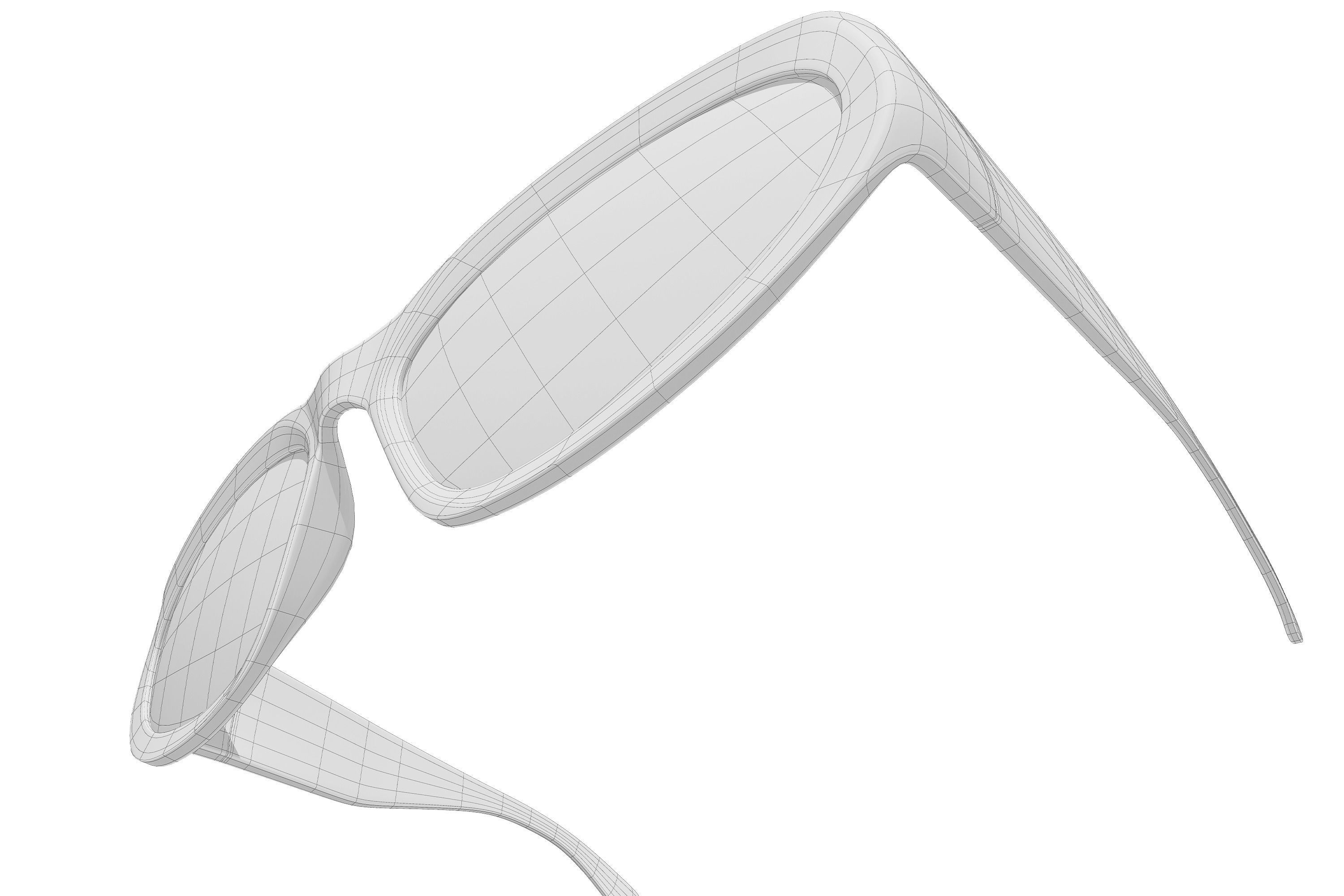 Wrap Sunglasses 3D model_10