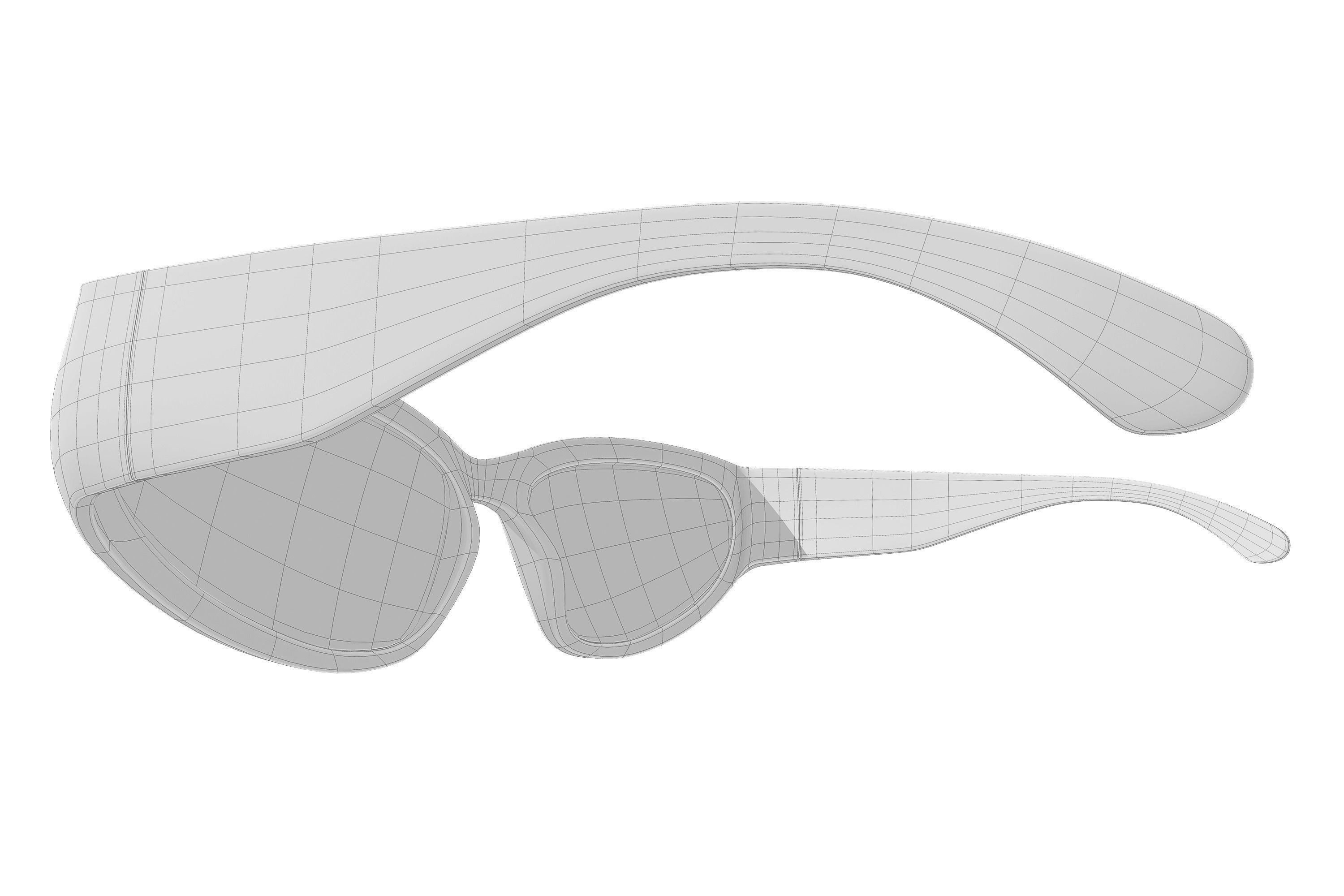 Wrap Sunglasses 3D model_5
