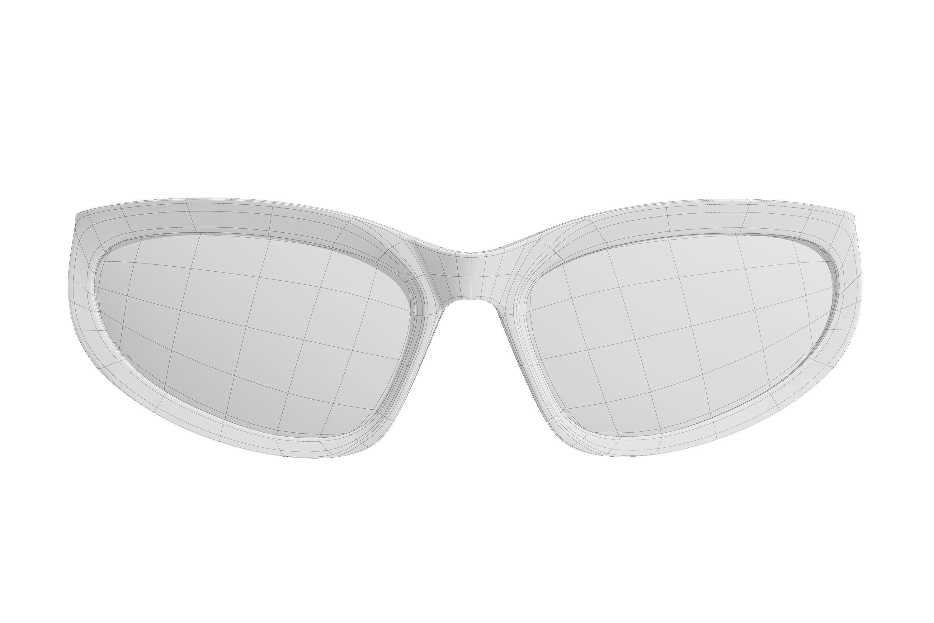 Wrap Sunglasses 3D model_7