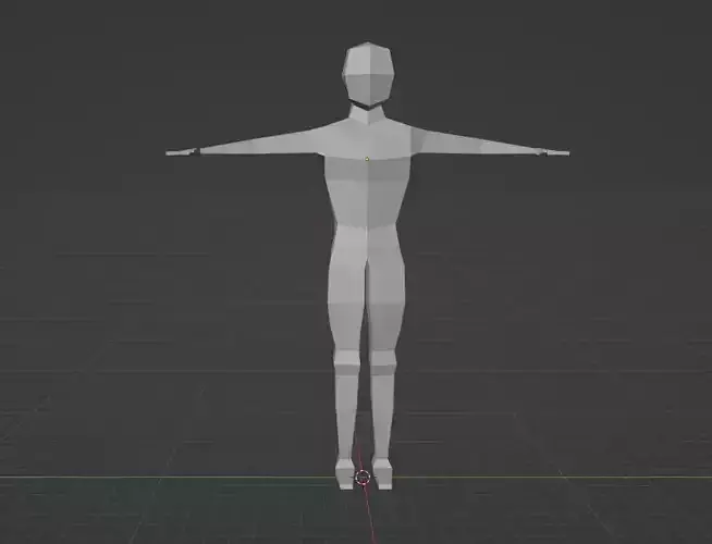 Basic Male Base Mesh