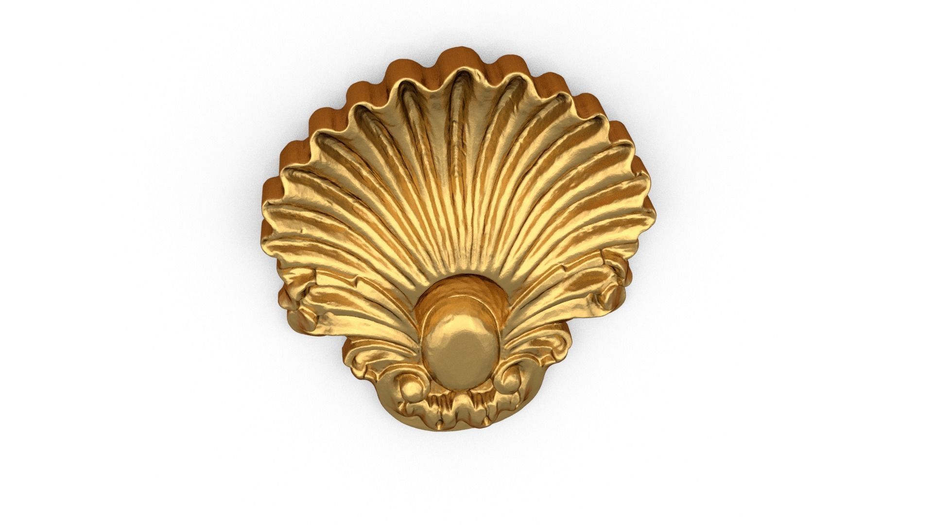 Classic carved decor ornament 476 3D print model_4