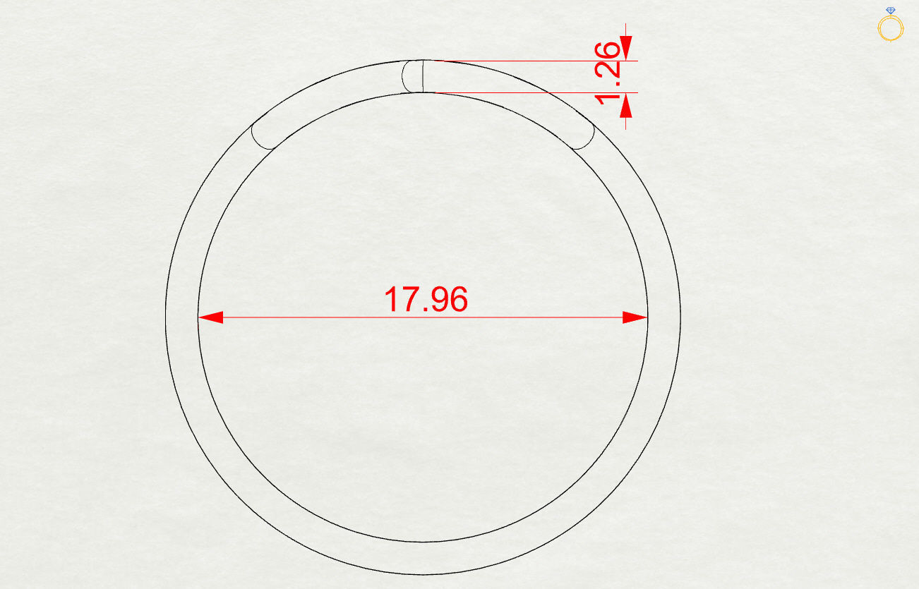 Wire Heart Ring 3D print model_4