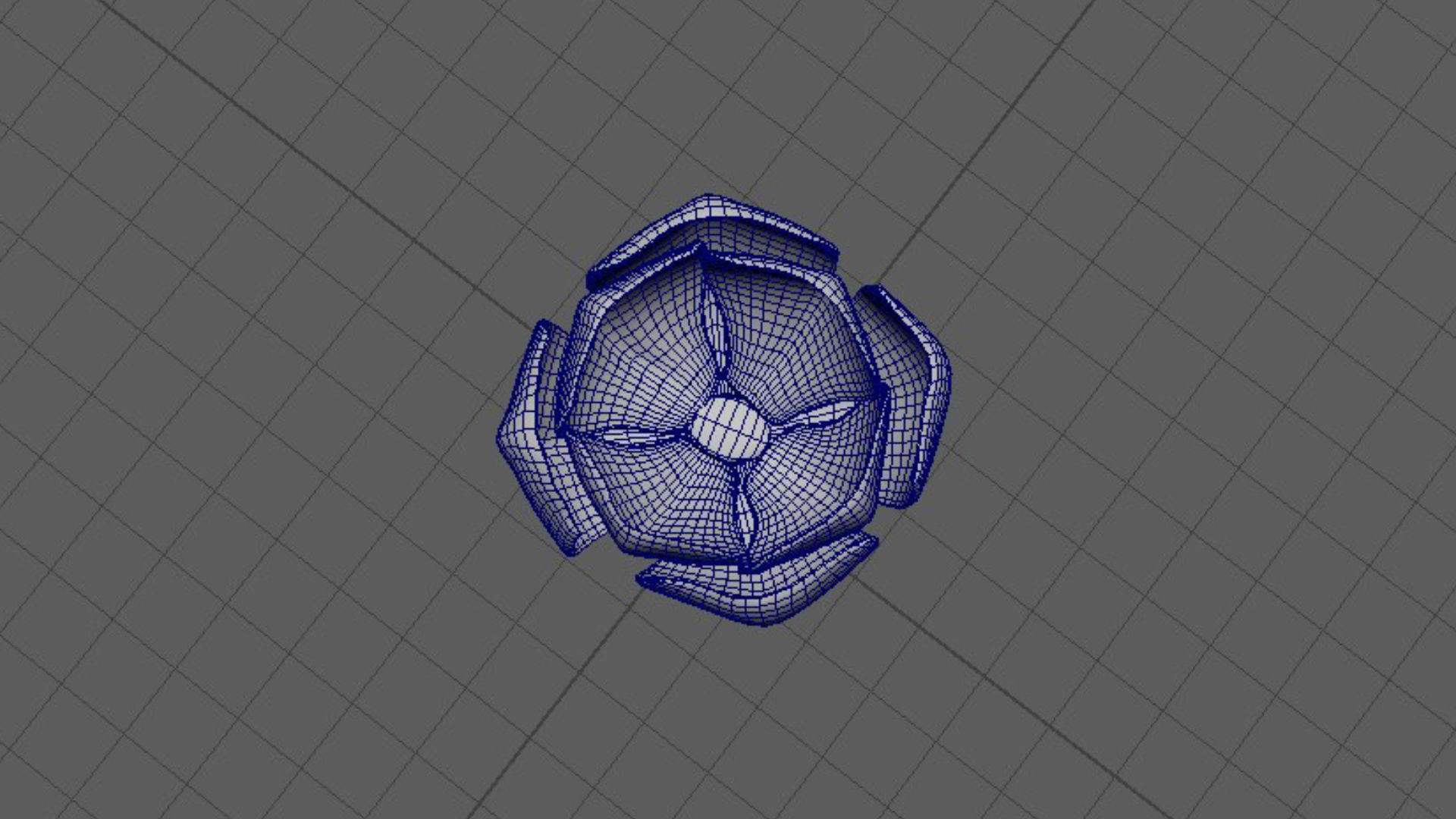 Flower 3D Model Low Poly 3D Model Low-poly 3D model_14