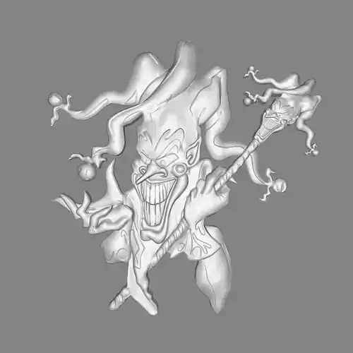 Joker 3D Model Carving