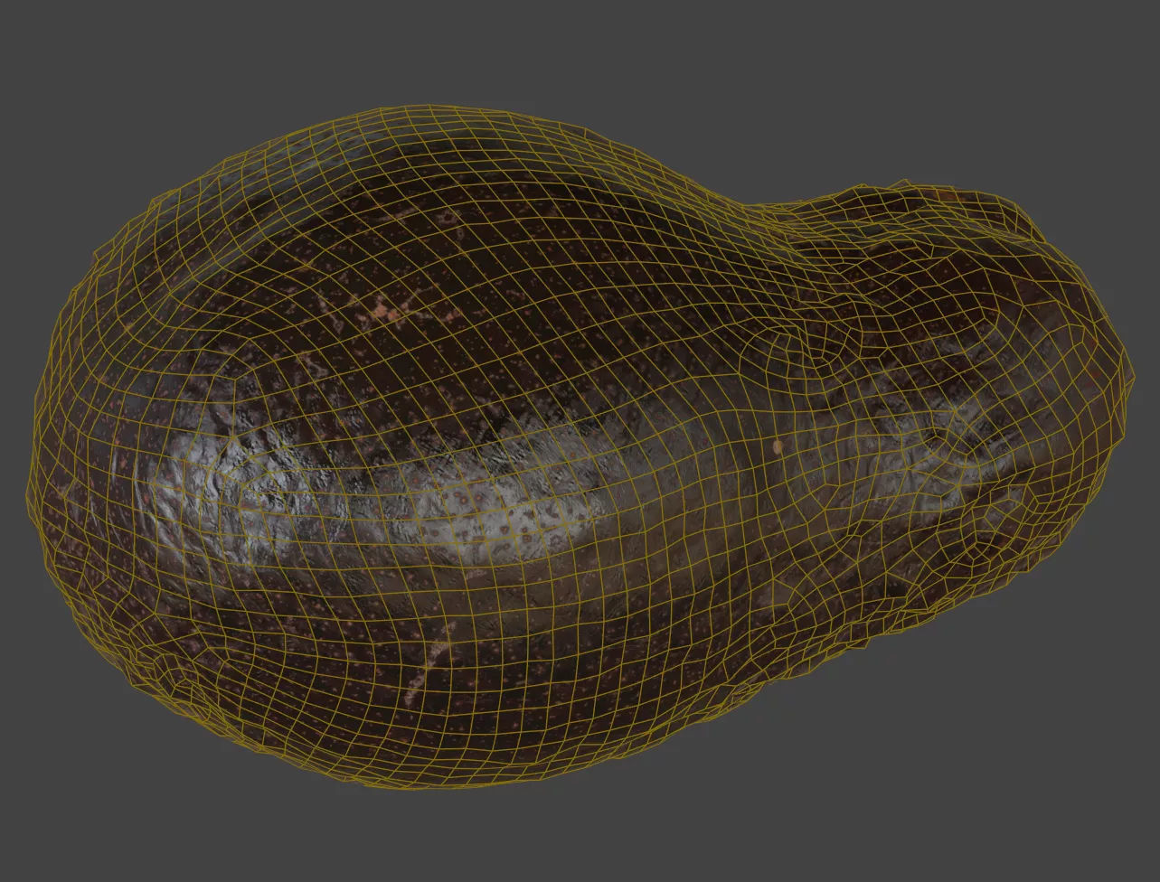 Avocado 3D model_6
