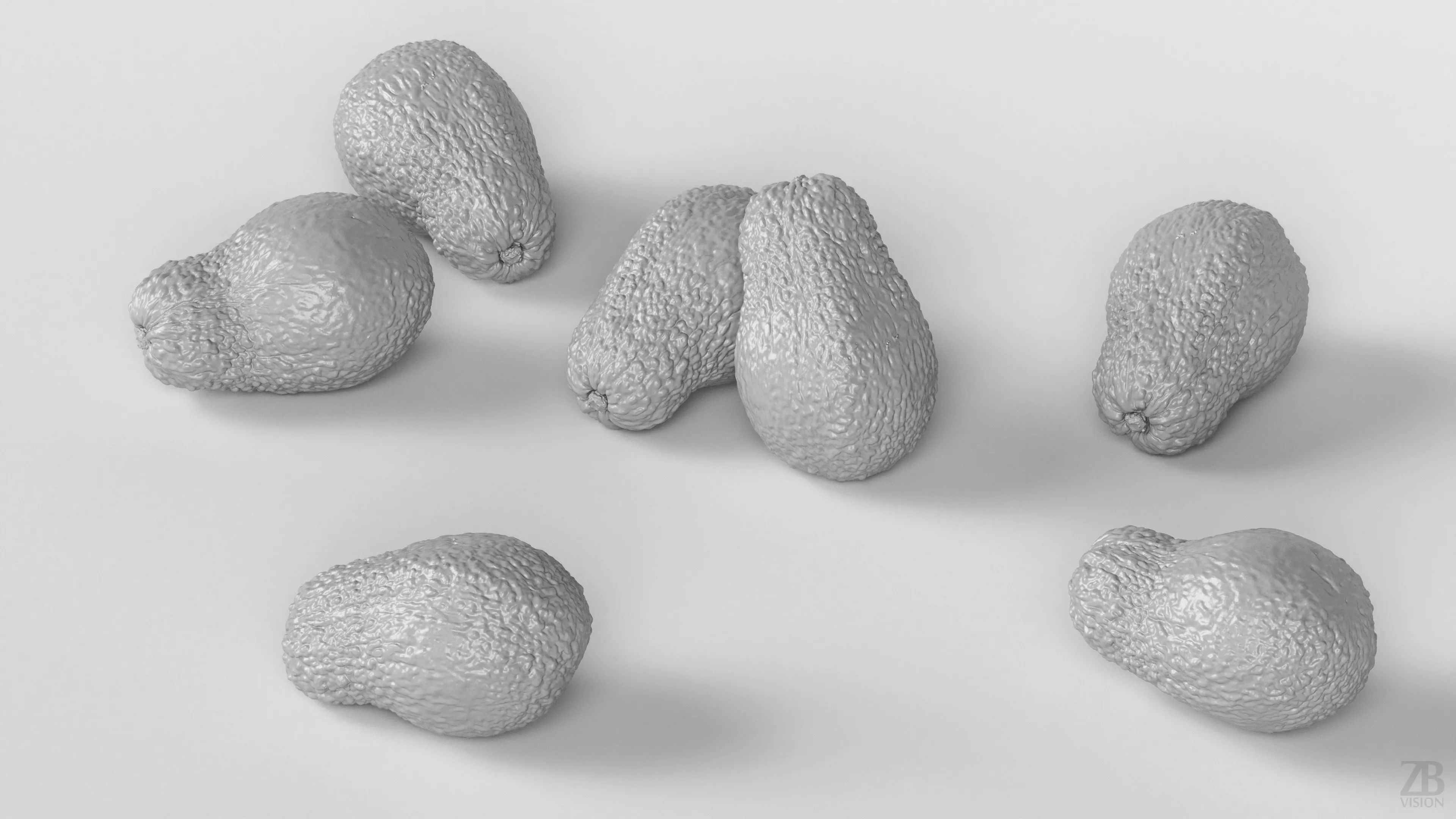 Avocado 3D model_3