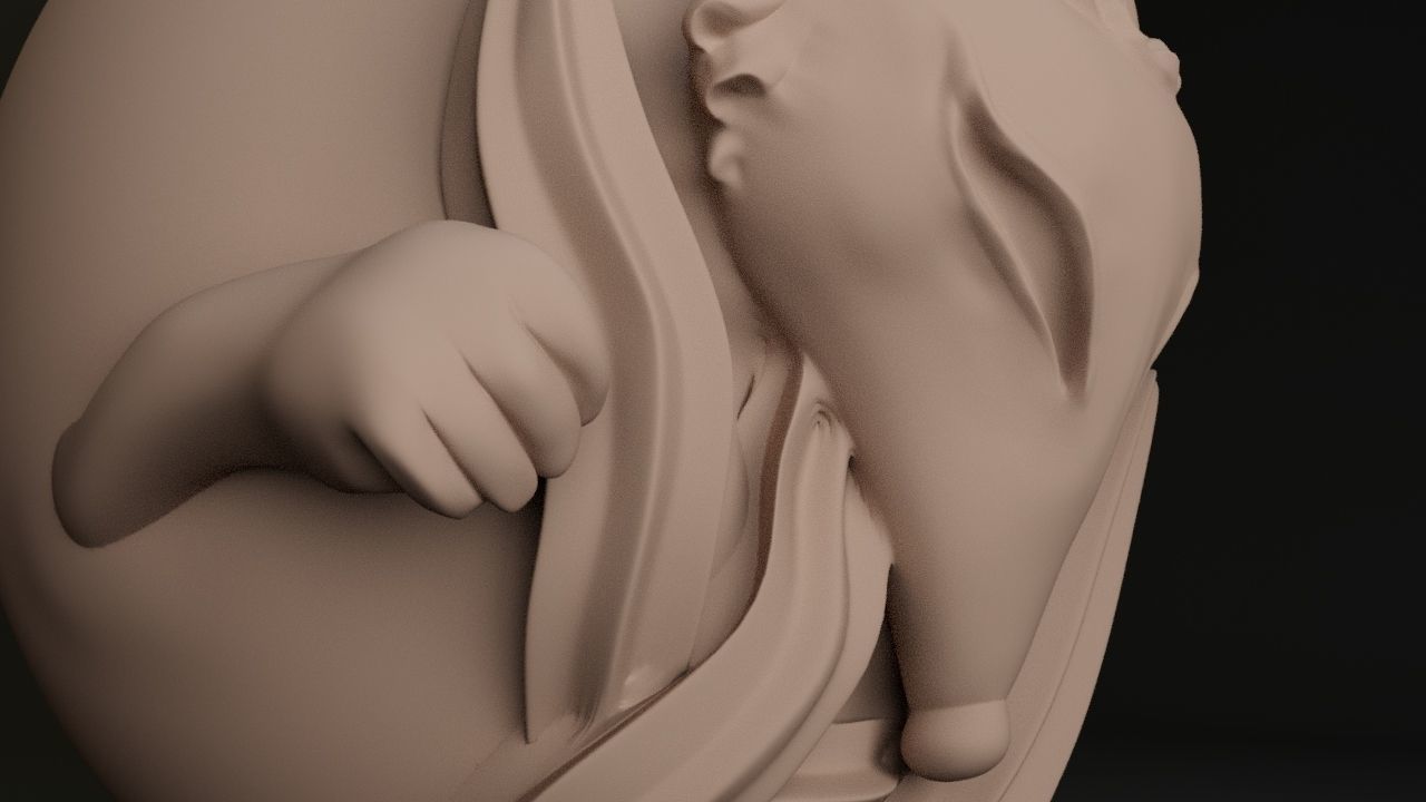 fox candel 3D print model_11